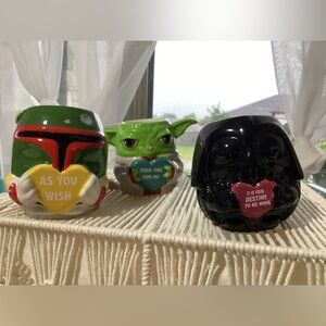 15 oz Star Wars limited edition Valentines Day candy conversation heart mugs